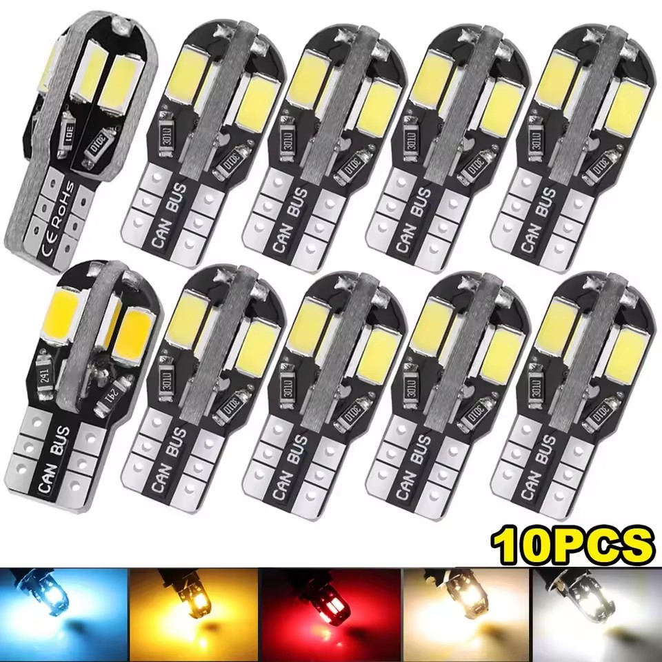 Car Led Light - 20/10 pièces Ampoule intérieure de voiture