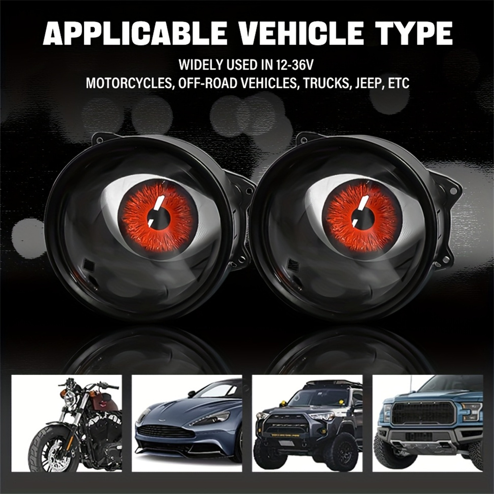 Car Led Light - ﻿ Oeil du diable dynamique Led