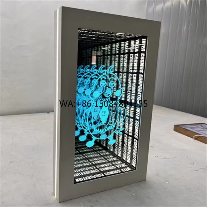 Car Mirror - Miroir LED 3D Infinity pour Bureaux,