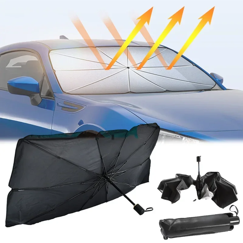 Windshield Sun Shade - Pare-soleil pour pare-brise de voiture, pare-soleil