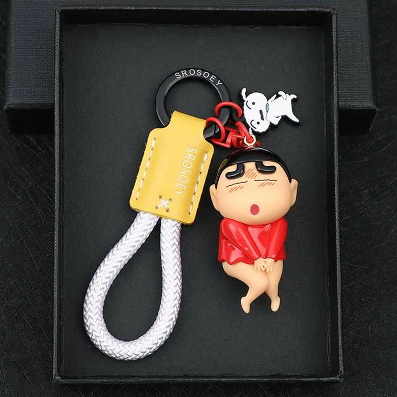 Car Accessories Japanese - Porte-clés figurine mignonne Crayon Shin-chan, style
