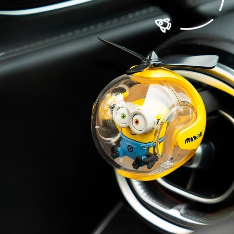 Car Air Freshener - Diffuseur d'air pour voiture Minions, Clip