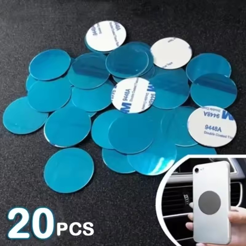 Car Phone Holder - 1/50 pièces d'autocollants en métal ultra-minces