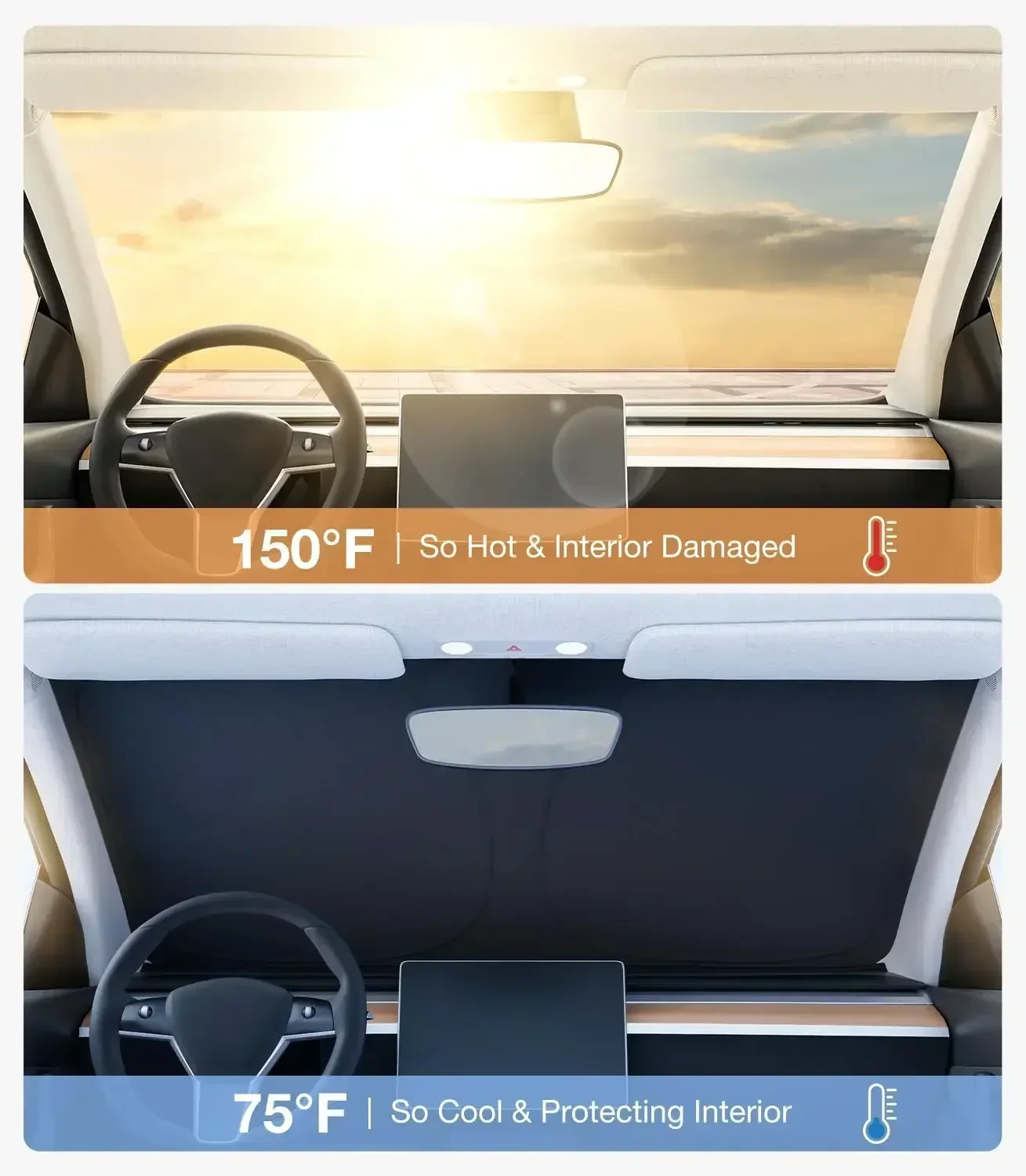 Nouvelle Pare-Soleil Pliable p - Windshield Sun Shade avis et prix
