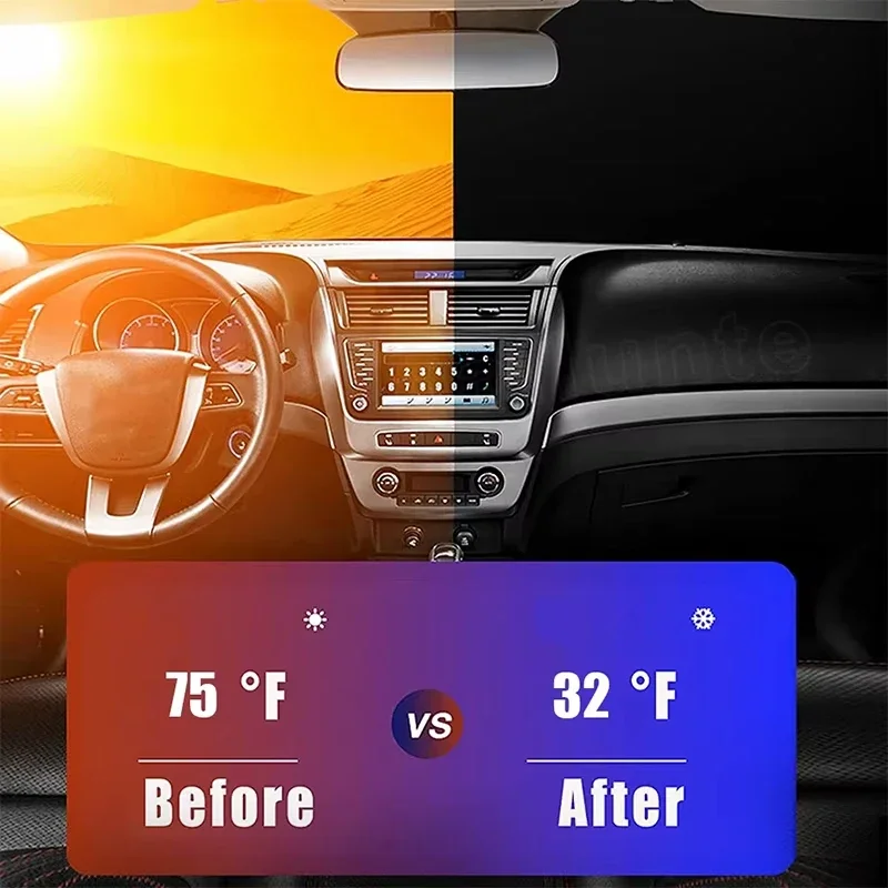 Pare-soleil de voiture, pare-b - Windshield Sun Shade avis et prix