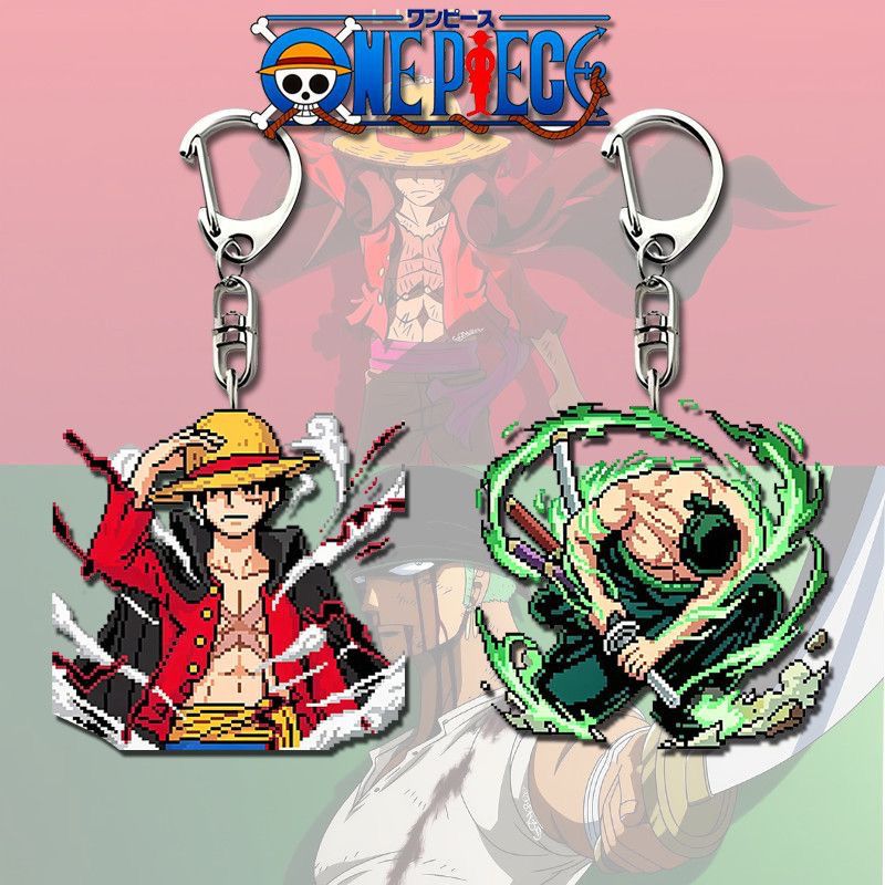 Porte-clés en acrylique One Pi - Car Accessories Japanese avis et prix