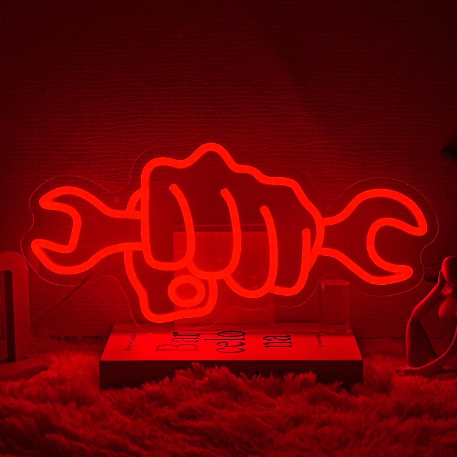 Enseigne néon LED clé à molett - Car Led Light avis et prix