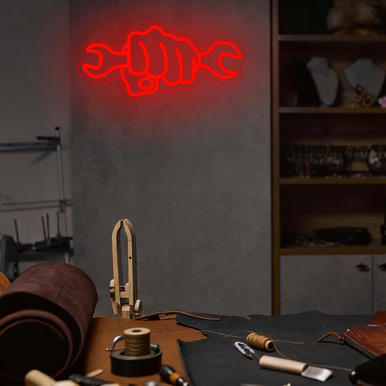 Enseigne néon LED clé à molett - Car Led Light avis et prix