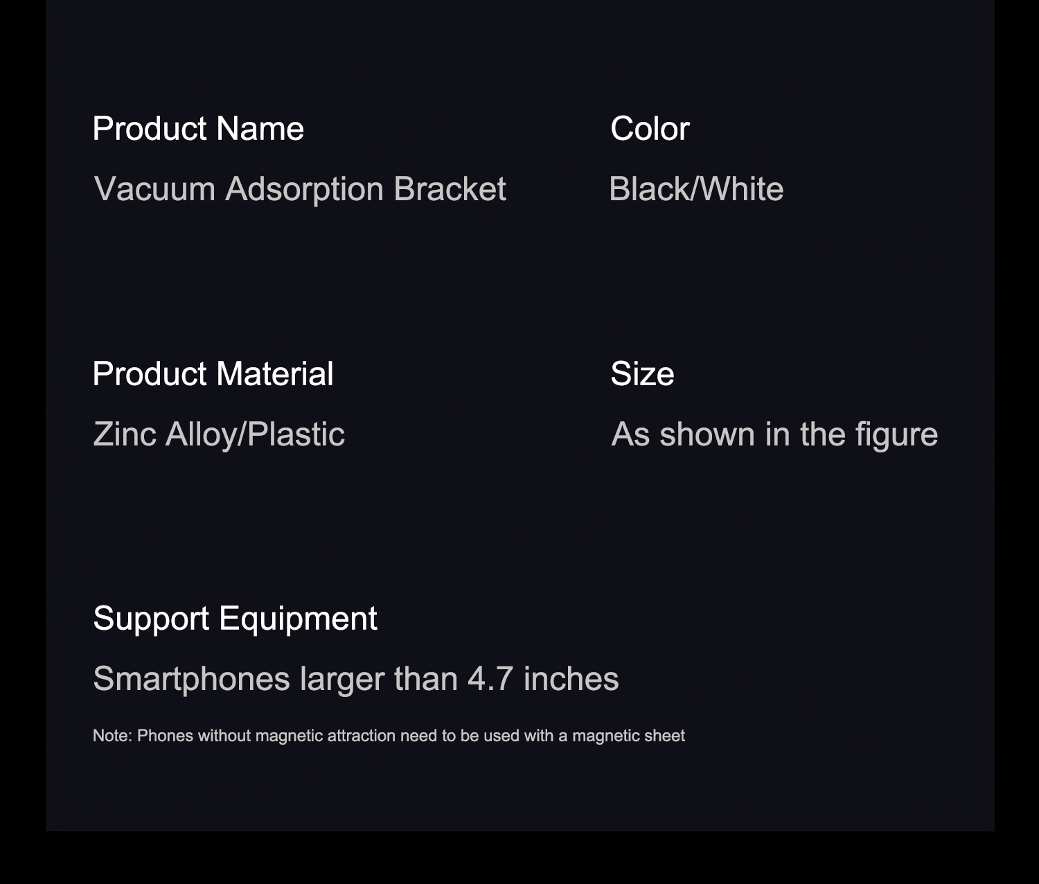 Support de téléphone portable  - Car Vacuum avis et prix