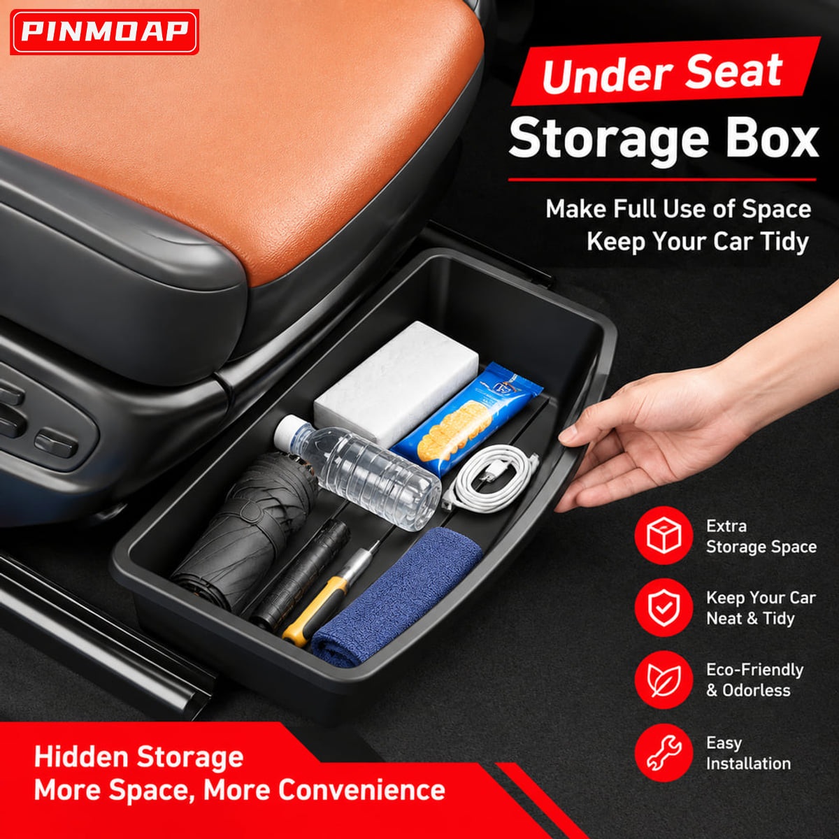 PINMOAP, plateau de rangement  - Car Cable Organizer avis et prix