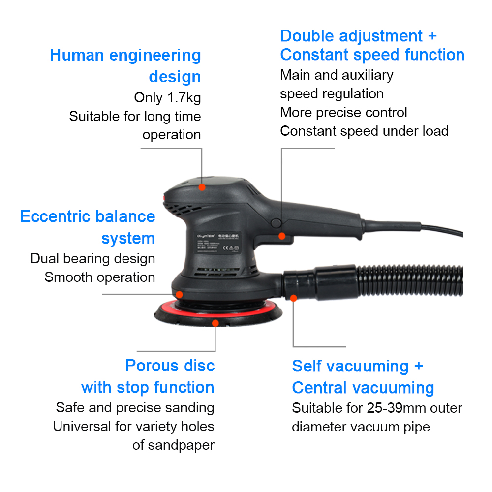 Ponceuse orbitale électrique s - Car Vacuum avis et prix
