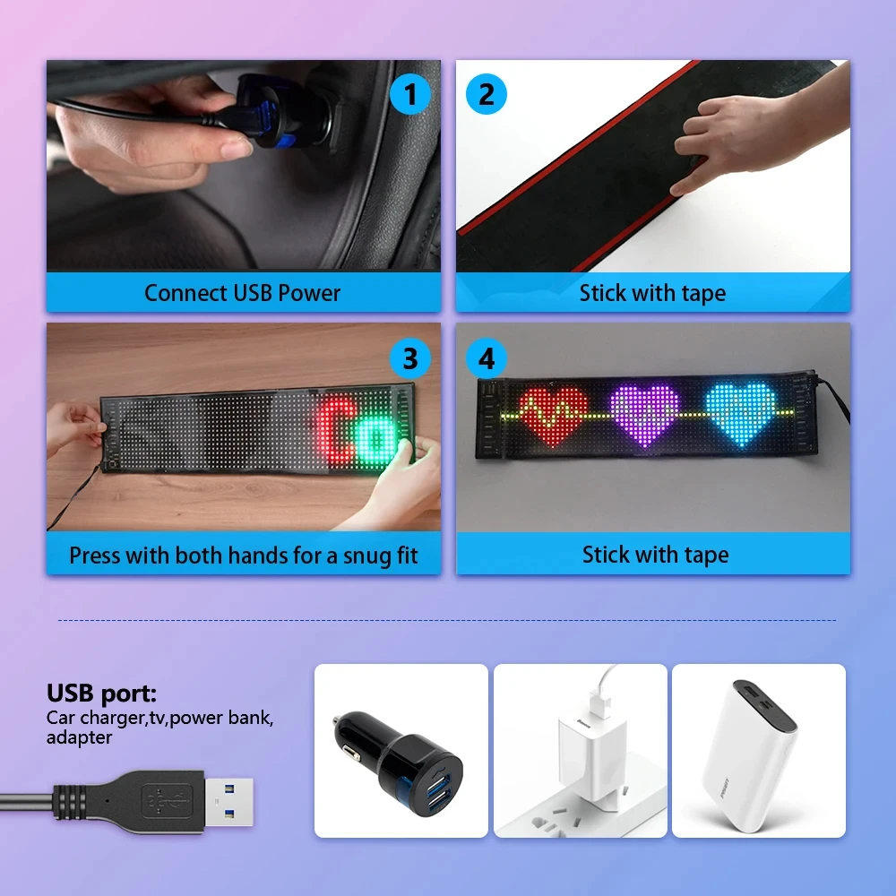 LED bricolage matrice Pixel pa - Car Led Light avis et prix