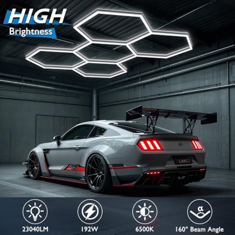 Lampes de garage hexagonales,  - Car Led Light avis et prix