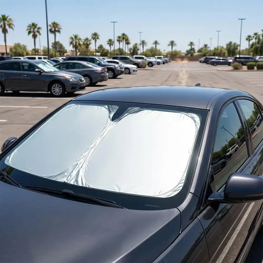 Pare-soleil de voiture pour pa - Windshield Sun Shade avis et prix