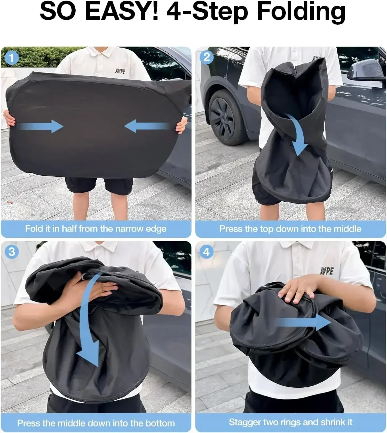 Pare-soleil de voiture pour pa - Windshield Sun Shade avis et prix