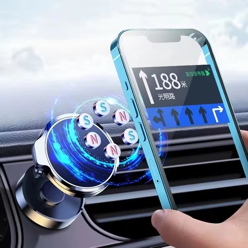 Support magnétique pliable ron - Car Phone Holder avis et prix