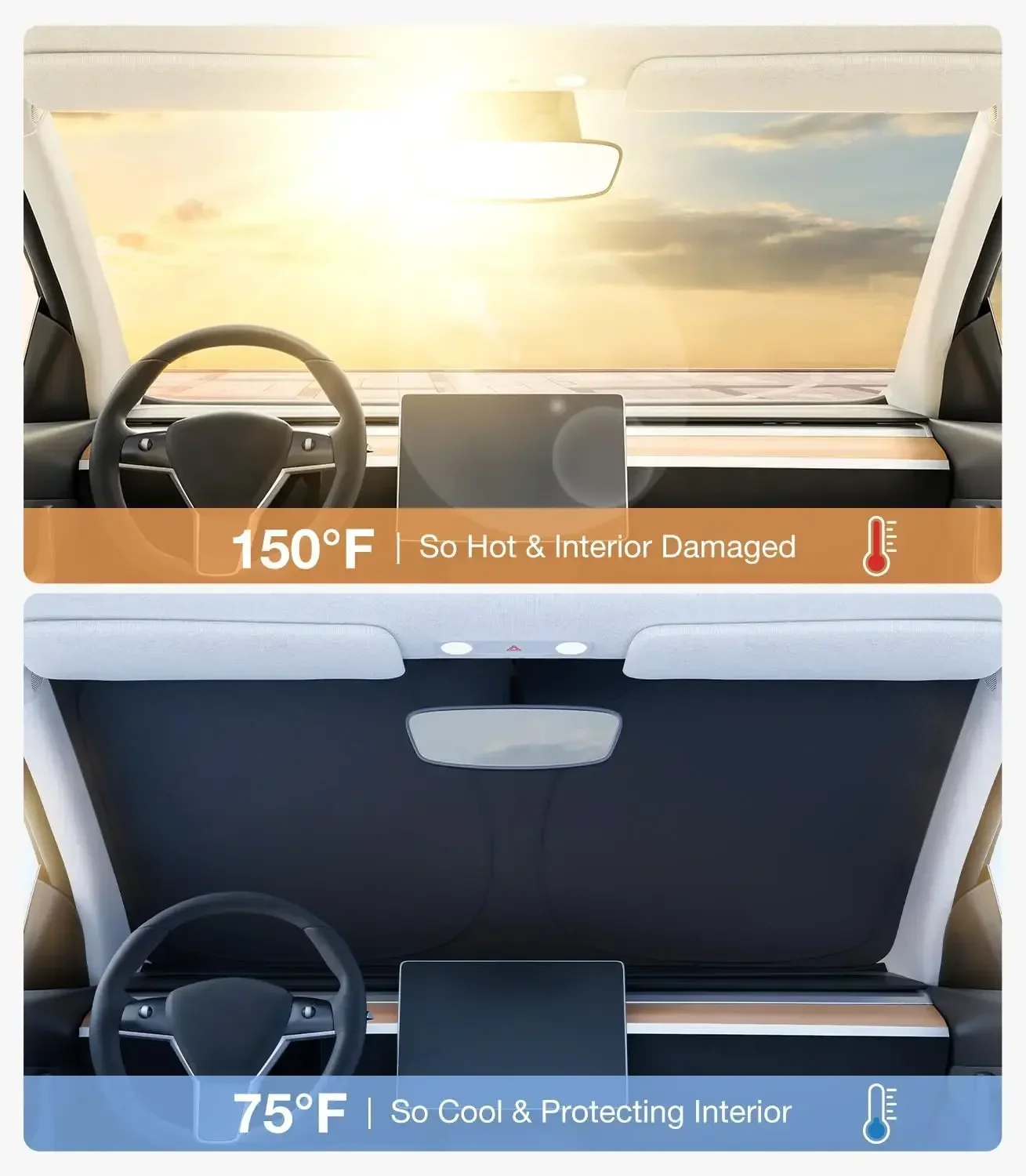 Pare-soleil pour pare-brise de - Windshield Sun Shade avis et prix